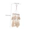 HOLIDYOYO Cotton Rope Woven Lampshade Macrame Light Cover Ceiling Lamp Decor Bohemian Style Lighting view 2