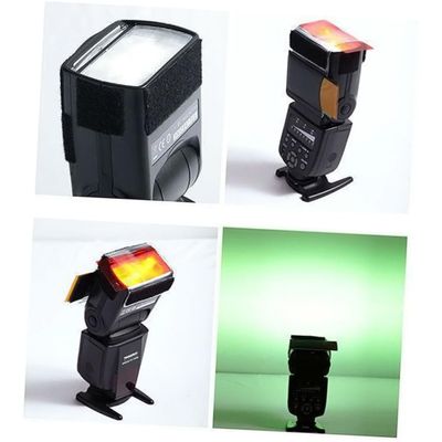 CIYODO Flash Speedlight Filter Kit Gels Lighting Gel Filter for Camera Halloween Special Effects