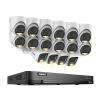 ANNKE 1080P Security Camera System, 32CH 3K Lite 5-in-1 DVR, 12x 2MP Outdoor Wired Turret Cameras & 4X 2MP Bullet Cams with Smart Color Night Vision, Built-in Mic, AI Motion Detection, NO Hard Drive view 1