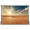 20x10ft Desert Backdrop Sahara Landscape Sand Dunes Western Sunset Nature Scenery Wild West Photograph Backdrops Wedding Birthday Party Kids Children Portrait Backdround Photoshot Studio Props view 3