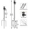 4 Pack Trail Camera Mount, Trail Camera Holder, Adjustable Ground Stand for Wildlife Cameras, Universal Hunting & Trail Cameras Stake view 4