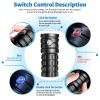 Sursnong Starshine SR 10000 Lumens Dive Light - Professional Underwater Video Light with 95 CRI, 6500K White Light, USB-C Rechargeable, for Diving/Underwater Photography (IP68 Waterproof, 120m Depth) view 4