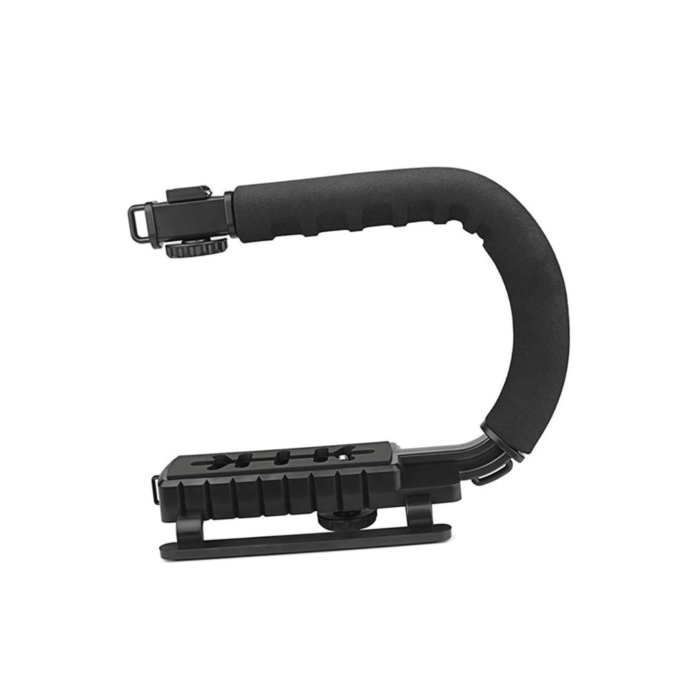 CIYODO Stabilizer Grip for Camera Shape Bracket Hot Shoe for Flash Microphone