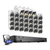 ANNKE 1080P Security Camera System, 32CH 3K Lite 5-in-1 DVR, 28x 2MP Outdoor Wired Turret Cameras & 4X 2MP Bullet Cams with Smart Color Night Vision, Built-in Mic, AI Motion Detection, 6TB Hard Drive view 1