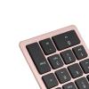 Aramox Wirelesss Numeric Keypad, RF304 22 Keys Numeric Keypad, Number Pad, USB 2.4G Wirelesss Mini Keyboard with Receiver (Rose Gold) view 2