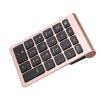 Aramox Wirelesss Numeric Keypad, RF304 22 Keys Numeric Keypad, Number Pad, USB 2.4G Wirelesss Mini Keyboard with Receiver (Rose Gold) view 3