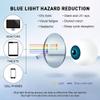Zeelool Classic Oversized Aviator Blue Light Blocking Glasses for Men TV Phone Computer Gaming Glasses Killian ZJGA358799-01 Green view 4