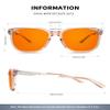 ANYLUV Blue Light Glasses for Men, Lightweight Computer Gaming Glasses, Stylish Anti Eyestrain Blue Light Blocking Men view 3