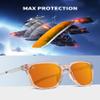 ANYLUV Blue Light Glasses for Men, Lightweight Computer Gaming Glasses, Stylish Anti Eyestrain Blue Light Blocking Men view 4
