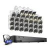 ANNKE 1080P Security Camera System, 32CH 3K Lite 5-in-1 DVR, 24x 2MP Outdoor Wired Turret Cameras & 8X 2MP Bullet Cams with Smart Color Night Vision, Built-in Mic, AI Motion Detection, 4TB Hard Drive view 1