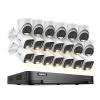 ANNKE 1080P Security Camera System, 32CH 3K Lite 5-in-1 DVR, 8X 2MP Outdoor Wired Turret Cameras & 12x 2MP Bullet Cams with Smart Color Night Vision, Built-in Mic, AI Motion Detection, NO Hard Drive view 1