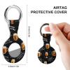 Beer Glasses Case Compatible with Airtag Holder Shockproof with Keychain for Pet Tracking Bags Keys Luggage 2PCS view 2