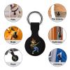 Foxy Fox Playing Guitar Case Compatible with Airtag Holder Shockproof with Keychain for Pet Tracking Bags Keys Luggage 4PCS view 3