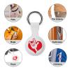 American Sign Language I Love You Case Compatible with Airtag Holder Shockproof with Keychain for Pet Tracking Bags Keys Luggage 2PCS view 3