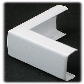Replacement for Wiremold NMW8 Raceway Outside Elbow, Non-Metallic, Plastic, White