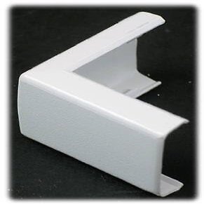 Replacement for Wiremold NMW8 Raceway Outside Elbow, Non-Metallic, Plastic, White