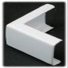 Replacement for Wiremold NMW8 Raceway Outside Elbow, Non-Metallic, Plastic, White view 1