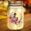 Kenon Custom Memorial Photo Mason Jar Night Light, Im Always with You, Mason Jar Lights Home Decor, Remembrance Gift for Family Members Mom Dad Grandma Grandpa view 2