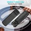 2-Pack HLN8255 HLN8255B Belt Clip for Motorola CP200 CP200D CP200XLS CP140 PR400 EP450 DEP450 GTX800 HT1000 JT1000 MT2000 NNTN4970 HNN9049 HNN9360 PMNN4005 PMNN4005B view 4