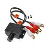 XUZHID Car Volumes Control Knob Remote Amplifier Bass Stereo Volumes Control with 2 Plugs for Car Home Amplifier view 3