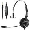 Arama Cell Phone Headset with Microphone Noise Cancelling 3.5mm Headset for iPhone,Android,BlackBerry Mobile Phone and iPad Tablets (A200MP) view 1