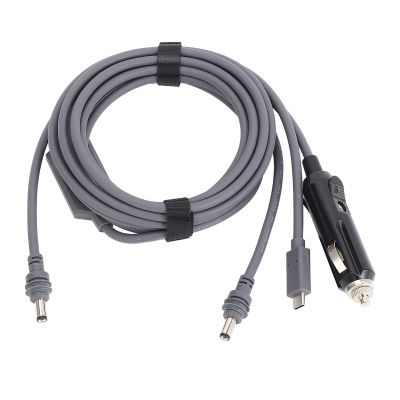 Rectangular Satellite Power Cable, Type C to DC 3 in 1 Water Proof Charging Cord Replacement 10m / 32.8FT, for Mini Rectangular Satellite DC