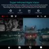 COOAU D30S + D30S 4K Dash Cam with GPS Wi-Fi & 256GB Card Front and Inside Dual 2.5K 1080P, Uber Car Camera with Infrared Night Vision, Supercapacitor, G-Sensor, Parking Mode, Loop Recording view 4