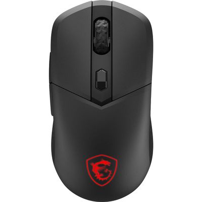 msi Versa 300 W Gaming Mouse, 8000 DPI, 30M+ Clicks Kailh Switch, Optical Sensor, Ergonomic Ambitextrous Hand Design, RGB Light