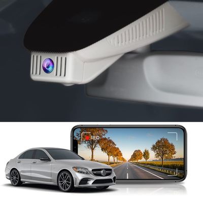 Fitcamx 4K Dash Cam Compatible with Mercedes-Benz GLC W204 W205 & C Class X253 (Model 6329), OEM Factory Look, UHD 2160P Video, Loop Recording, WiFi Connect & APP, G-Sensor, Easy to Install, 64GB Card