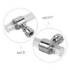 KICHOUSE Elegant Acrylic Silver Kitchen Cabinet Pulls Smooth Touch Dresser Handles for Closets Cupboards Easy to Install Versatile Decorative Furniture Hardware view 3