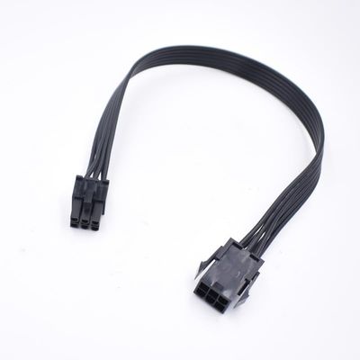5PCS/lot 18awg PCI-e 6pin Male to Female Power Extension Cable for PCI Express 6Pin Powered GPU Video Card(30cm)
