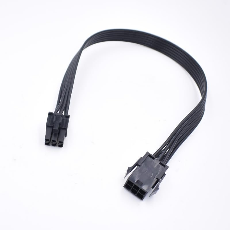 5PCS/lot 18awg PCI-e 6pin Male to Female Power Extension Cable for PCI Express 6Pin Powered GPU Video Card(30cm)