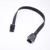 5PCS/lot 18awg PCI-e 6pin Male to Female Power Extension Cable for PCI Express 6Pin Powered GPU Video Card(30cm) view 1