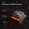 BOSGAME P3 Lite Mini Gaming PC - AMD Ryzen 7 6800H, 32GB DDR5 RAM, 1TB NVMe SSD, Triple Display, Dual 2.5G Ethernet, Wi-Fi 6E/BT 5.2, 11 Pro, Ultra-Compact Desktop Computer view 3