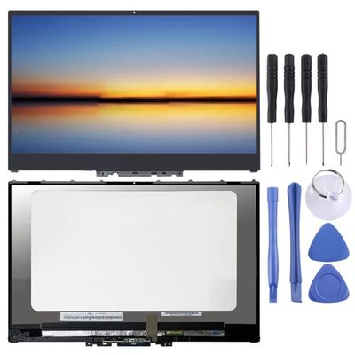 Daguys 3840 x 2160 UHD 40 Pin OEM LCD Screen for Lenovo Yoga 720-15 720-15IKB Digitizer Full Assembly with Frame