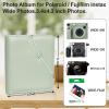 Rieibi Photo Album for Fujifilm Instax Wide210/Wide300/Wide400 Camera, Album for Polaroid, 3.4x4.3 Inch Wide Film 28 Pockets PU Leather Photo Frame for Instax Wide 400 Album, for Polaroid Album view 2