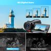 4k Video Camera Camcorder 56MP Dual Lens Cam Corder with WiFi IR Night Vision YouTube Camera,16X Digital Zoom Touch Screen Video Recorder with 64GB SD Card, Tripod, Remote Control, 2 Batteries view 2