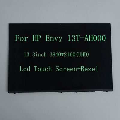 13.3" UHD LCD Touch Screen+Bezel Assembly for HP Envy 13T-AH000 13-AH100