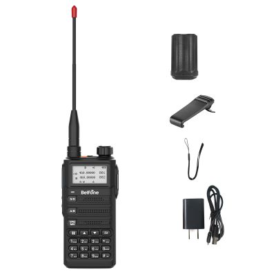 BelFone Ham Radio Walkie Talkie,Professional Outdoor,2600mAh Walkie Talkie for Adults Waterproof, Flashlight, Fast Teaming, Monitor, Encrypted Calls (1 Pack)