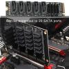 Mtlavishness Adapter Stable Performance 14. 08. 03. Adapter Card Pcie. to Sata3. Drive Hard Disk Converter for for Llinux for. Pcie Adapter view 4