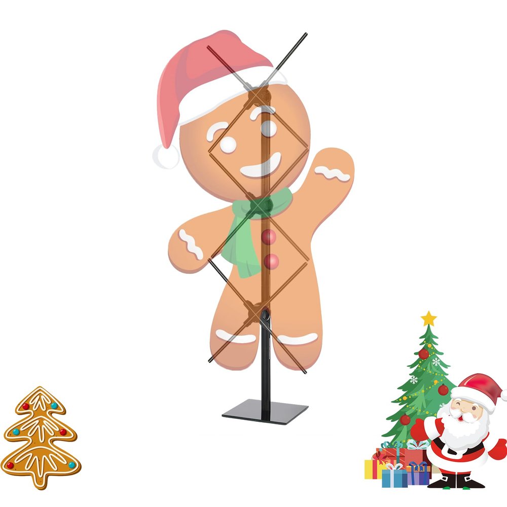 3Dhologramfan Splicing 66.9" LED Holographic Display Fan Christmas Tree, 3pcs 27.5" Projector with Stand Set with App, Remote Control, WiFi & Bluetooth, for Halloween, Christmas & Store,Bars, Events