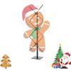 3Dhologramfan Splicing 66.9" LED Holographic Display Fan Christmas Tree, 3pcs 27.5" Projector with Stand Set with App, Remote Control, WiFi & Bluetooth, for Halloween, Christmas & Store,Bars, Events view 1