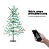 3Dhologramfan Splicing 66.9" LED Holographic Display Fan Christmas Tree, 3pcs 27.5" Projector with Stand Set with App, Remote Control, WiFi & Bluetooth, for Halloween, Christmas & Store,Bars, Events view 3