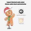 3Dhologramfan Splicing 66.9" LED Holographic Display Fan Christmas Tree, 3pcs 27.5" Projector with Stand Set with App, Remote Control, WiFi & Bluetooth, for Halloween, Christmas & Store,Bars, Events view 4