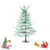 3dHologramFan 3pcs 23.6"Splicing Christmas Tree With Stand Set With Bluetooth & Wifi, Hd Led Fan Projector Holographic Display for 3dHologram Christmas Halloween, Bars, Events, Parties, And Festive view 1