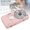 Upgrade Digital Camera, Portable 64MP 4K 18x Zoom Autofocus Anti Shake Selfie HD Video Vlogging Camera Compact Travel Camera for Teen Boy Girl Kids (Pink) view 4
