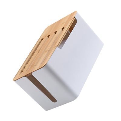 CIYODO Cable Management Box Wire Storage Organizer Cord Organizer for Desk Home Supplies Router Storage Box
