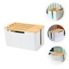 CIYODO Cable Management Box Wire Storage Organizer Cord Organizer for Desk Home Supplies Router Storage Box view 4