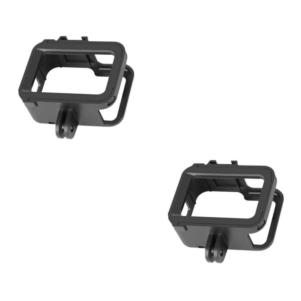 Hoement 2pcs Housing Case Shock-Resistant Wear-Resistant Frame Side Accessory for Charging
