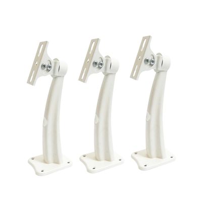 Angoily 3pcs Wall-Mounted Camera Stands Monitor Bracket Security Camera Support Easy Degree Swivel Wide View